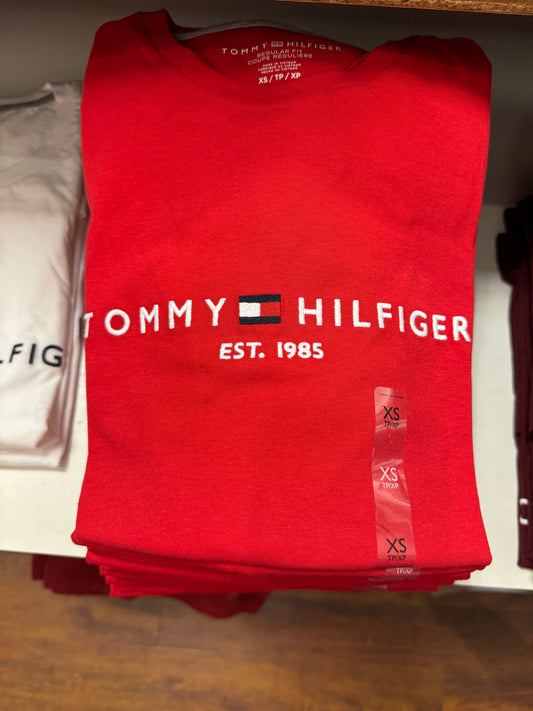 Camiseta TOMMY HILFIGER masculina com logo bordado no peito