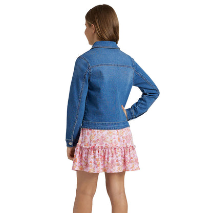 Conjunto vestido e jaqueta jeans importados BCBG infantil