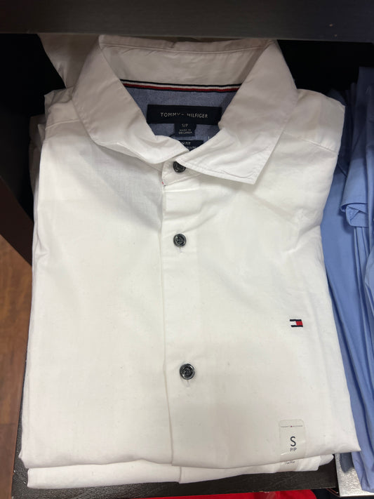 Camisa TOMMY HILFIGER masculina de botão algodão